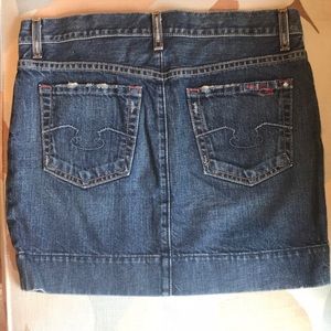 BLUE CULT Mini Denim Jean Skirt